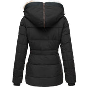 Vivianne winterjas dames – elegante jas met afneembare bontkraag