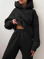 Dames Loungewear Set – Zachte Hoodie en Joggingbroek voor Comfort en Stijl