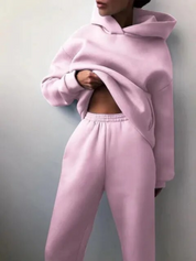 Dames Loungewear Set – Zachte Hoodie en Joggingbroek voor Comfort en Stijl