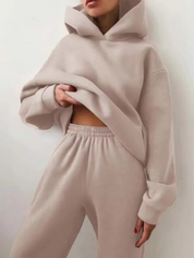 Dames Loungewear Set – Zachte Hoodie en Joggingbroek voor Comfort en Stijl
