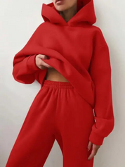 Dames Loungewear Set – Zachte Hoodie en Joggingbroek voor Comfort en Stijl