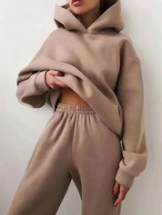 Dames Loungewear Set – Zachte Hoodie en Joggingbroek voor Comfort en Stijl