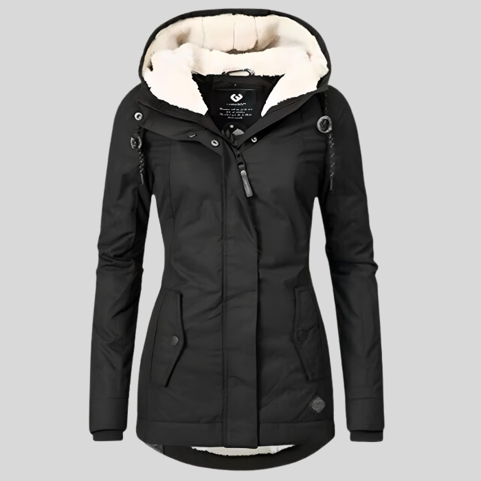 Lange waterdichte winterjas dames – warme stijlvolle lange winterjas