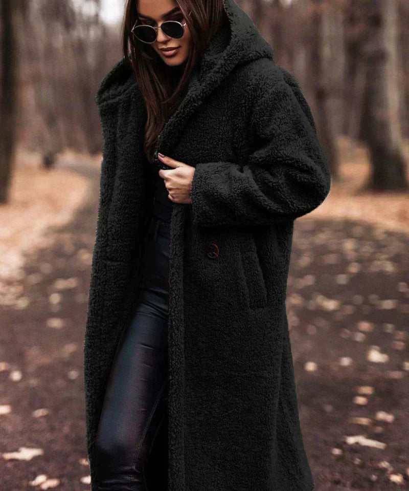 CLARA dames trenchcoat – getailleerde jas met ceintuur & dubbele knopen