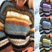 Chique dames trui – comfortabele ademende Aderine trui met zachte pasvorm