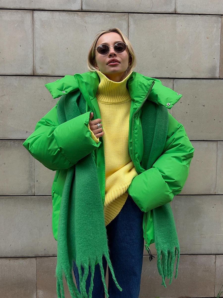Pufferjas dames – warme gewatteerde winterjas in stijlvol design