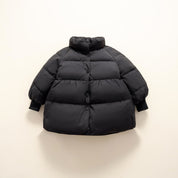 Dames winterjas – warme oversized jas met hoge kraag en waterafstotende afwerking