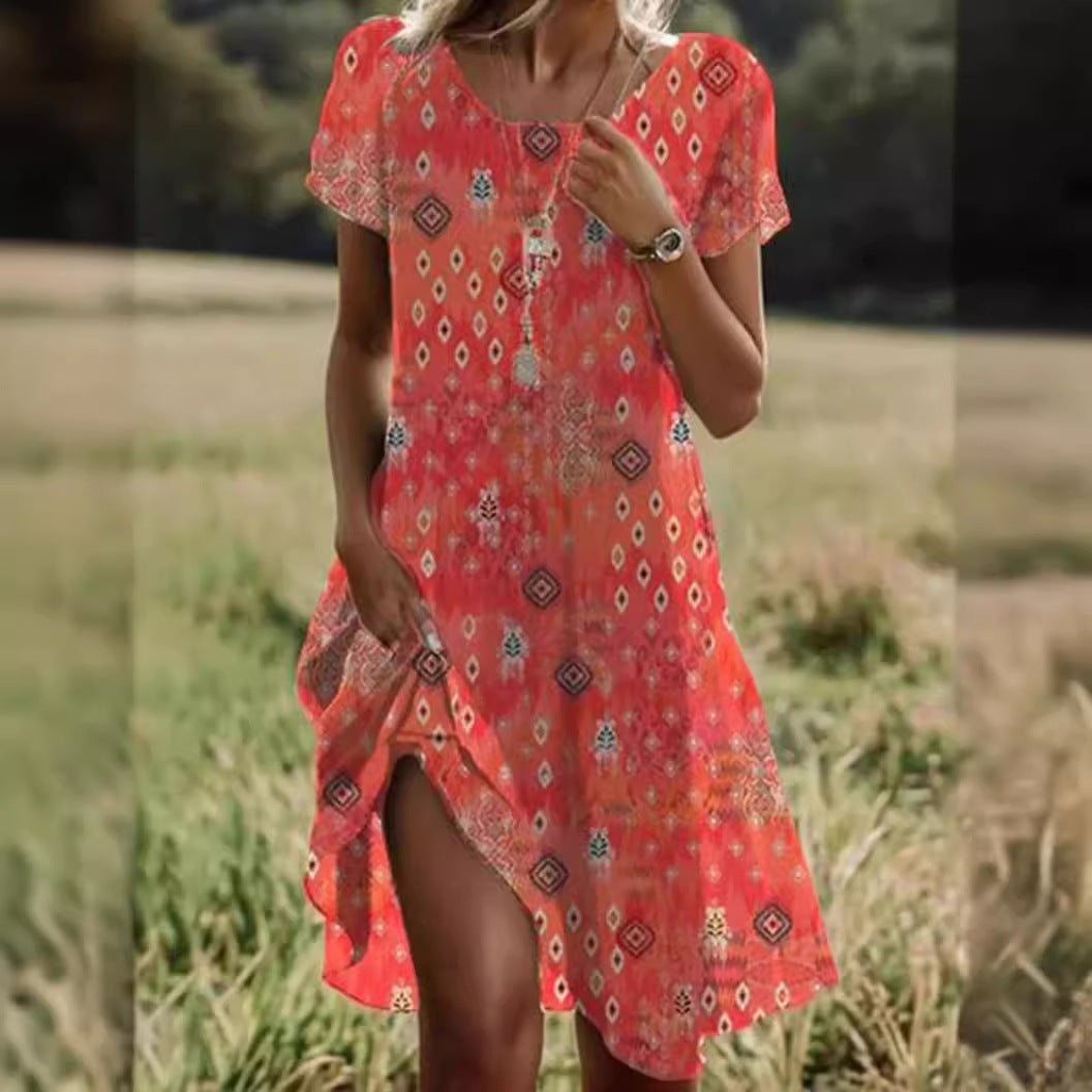 Luchtige Polka Dot Zomerjurk Dames – Korte, Ademend en Stijlvol | Mini