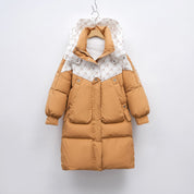 Dames winterparka – warme parka met capuchon en praktische zakken