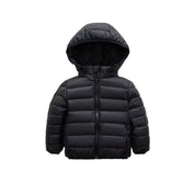 Dames gewatteerde winterjas met capuchon – warme lichtgewicht jas voor koude dagen