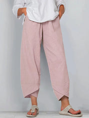 Luchtige cropped dames broek – verkort model voor zomer & vrije tijd