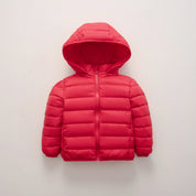 Dames gewatteerde winterjas met capuchon – warme lichtgewicht jas voor koude dagen