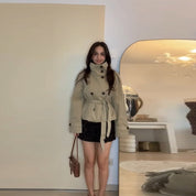 Dames trenchcoat – modieuze jas met getailleerde pasvorm en praktische zakken