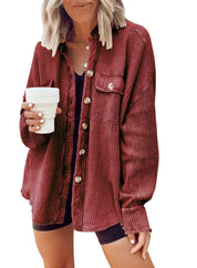 Heidi dames winterjack – oversized wafelstructuur jas met warme voering