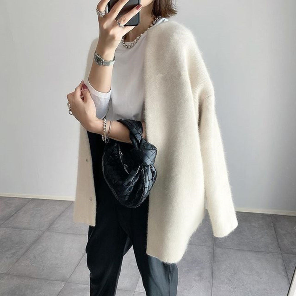 Elegante dames cardigan – verfijnde gebreide vest jas met stijl