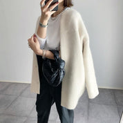 Elegante dames cardigan – verfijnde gebreide vest jas met stijl
