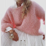 Oversized Gehaakte Damestrui – Freja | Luchtige Boho Trui met Moderne Look