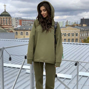 Dames Loungewear Set | Oversized Hoodie met Capuchon & Joggingbroek