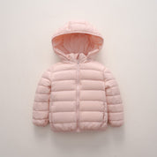 Dames gewatteerde winterjas met capuchon – warme lichtgewicht jas voor koude dagen