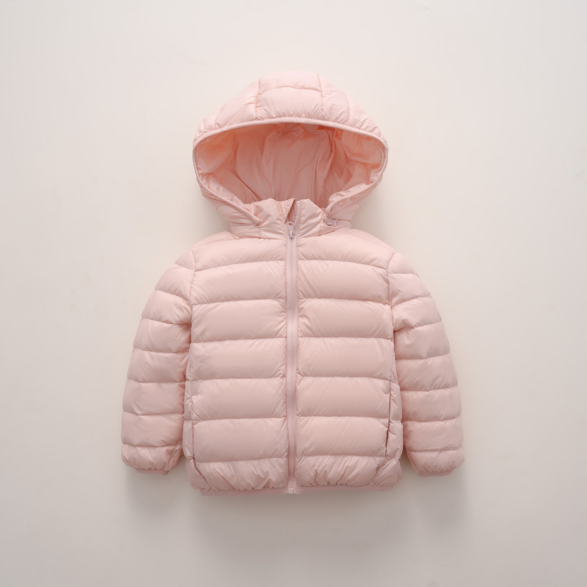 Dames gewatteerde winterjas met capuchon – warme lichtgewicht jas voor koude dagen