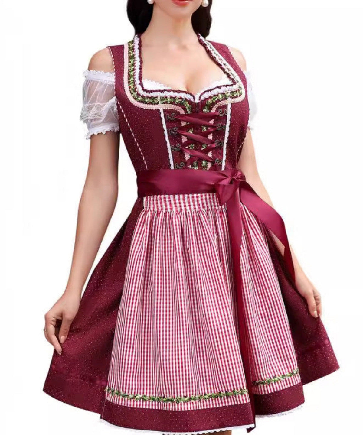 Oktoberfest Jurk Dames | Pofmouwen & Losse Pasvorm – Comfortabel & Stijlvol