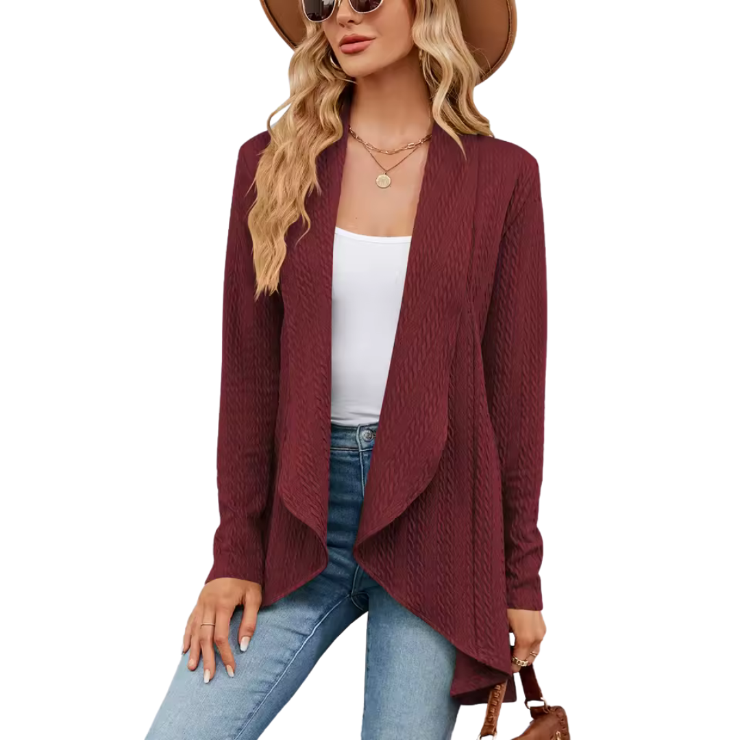 Gebreid Dames Vest met Open Pasvorm – Aurora | Lichtgewicht Vest voor Herfst & Laagjeslooks