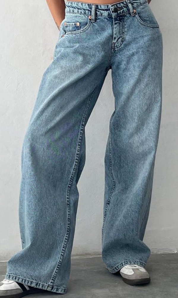 Mila Low Waist Jeans Dames – Stretch Denim met Lage Taille & Comfortabele Pasvorm