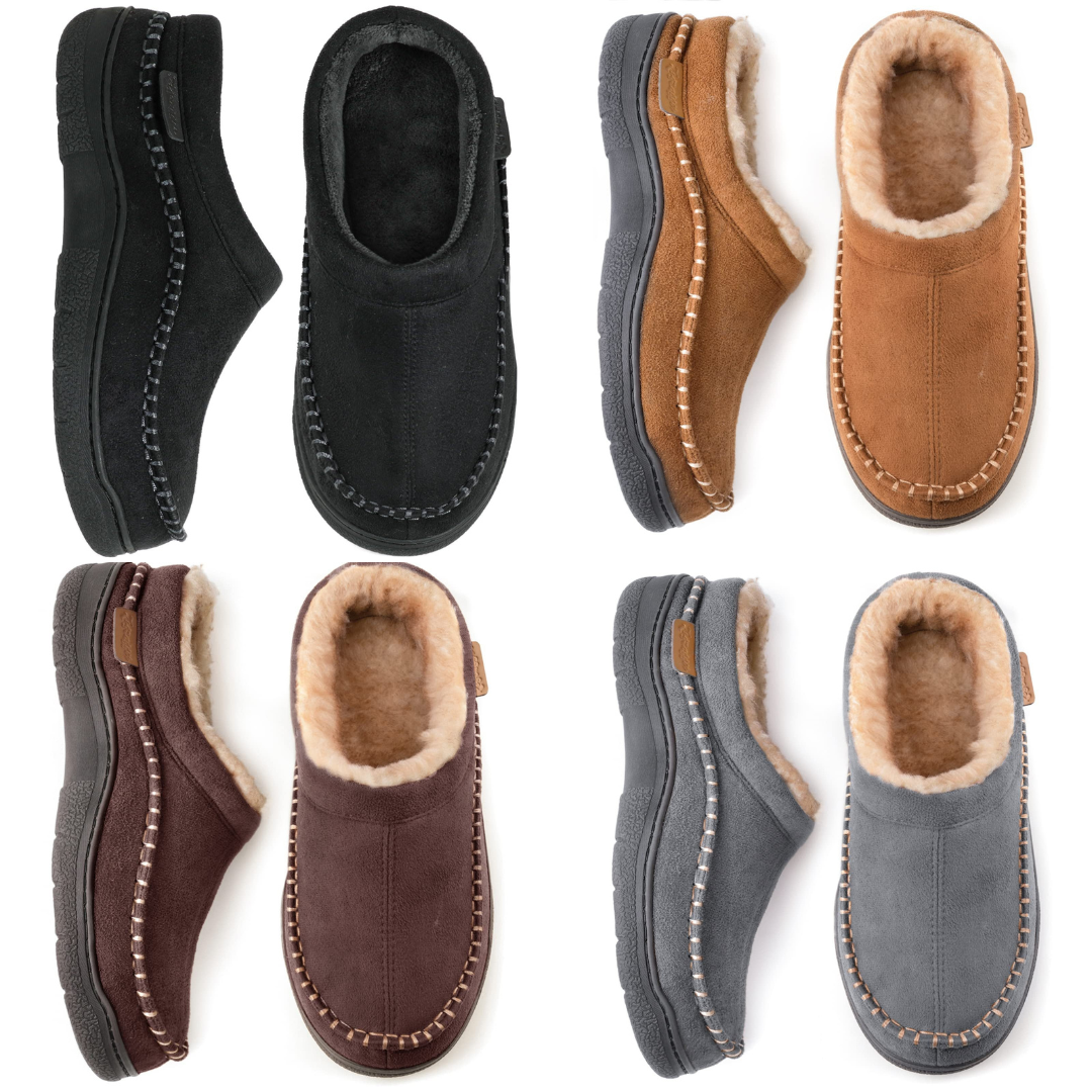 Zachte pantoffels dames | Luxe warme sloffen | Comfortabele instappantoffels met anti-slip zool
