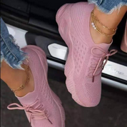 Dames Veterschoenen – Lichtgewicht Sneakers met Zachte Zool en Ademend Comfort