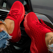 Dames Veterschoenen – Lichtgewicht Sneakers met Zachte Zool en Ademend Comfort