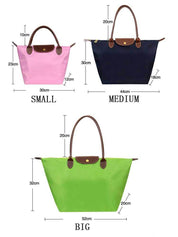 Dames Luxe Handtas met Leren Details – Grote Oxford Tas met Tijdloos Design