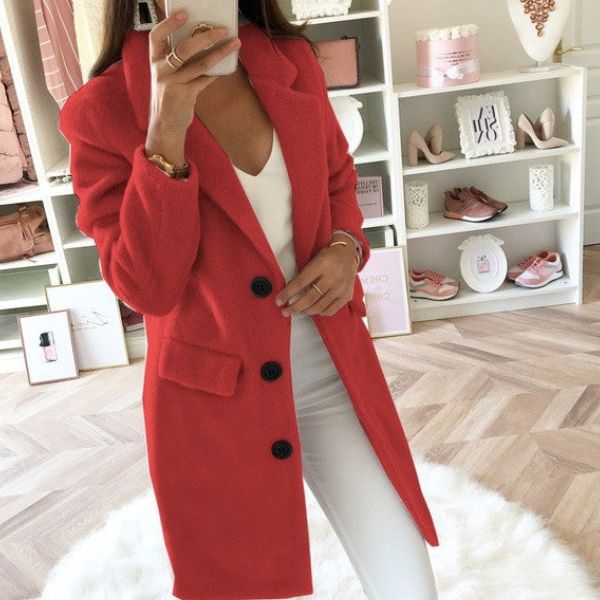 Sofia Damesjas – Chique Jas met Getailleerde Pasvorm en Luxe Voering
