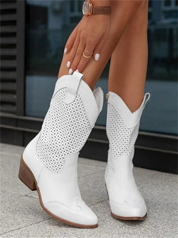 Cowboylaarzen dames met rits – ademend & stijlvol design
