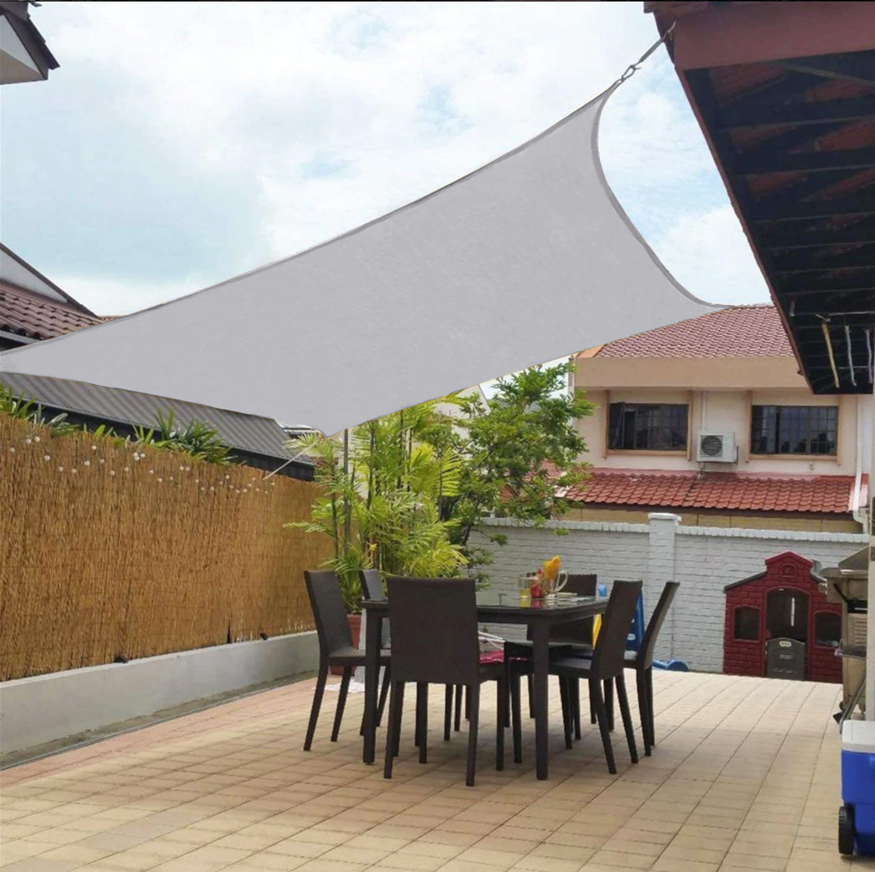 Vardi Luxe Schaduwdoek – Waterafstotend Zonnedoek met UV-Bescherming voor Terras, Tuin & Balkon