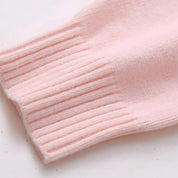 Getailleerde dames trui met ronde hals – elastische ribtrui met comfortabele pasvorm