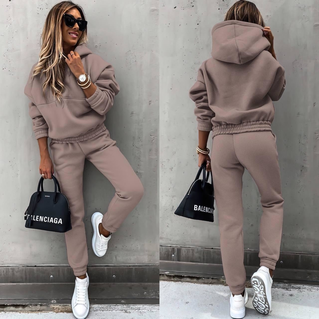 Dames Fall Winter Joggingpak Twee-Delige Set – Ultiem Comfort & Stijlvolle Pasvorm