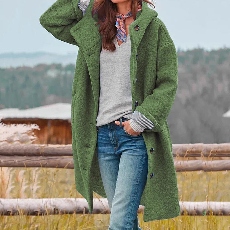 Hadley dames winterjas – warme elegante jas met capuchon