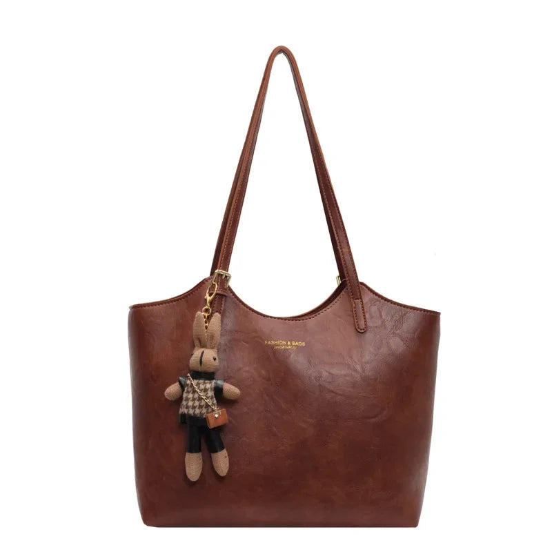 Portia Eco-Chique Tas | Duurzame dames schoudertas | Vegan leren handtas met stijlvol design