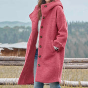 Hadley dames winterjas – warme elegante jas met capuchon