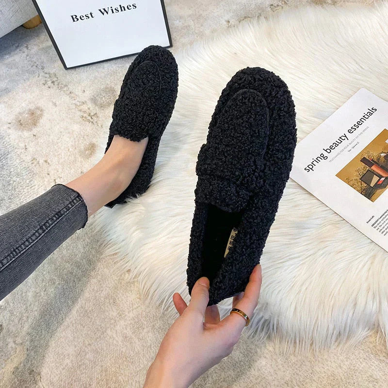 Amara CozyCloud pantoffels dames | Luxe lamswollen pantoffels | Warme ademende huispantoffels