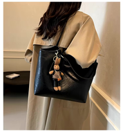 Portia Eco-Chique Tas | Duurzame dames schoudertas | Vegan leren handtas met stijlvol design