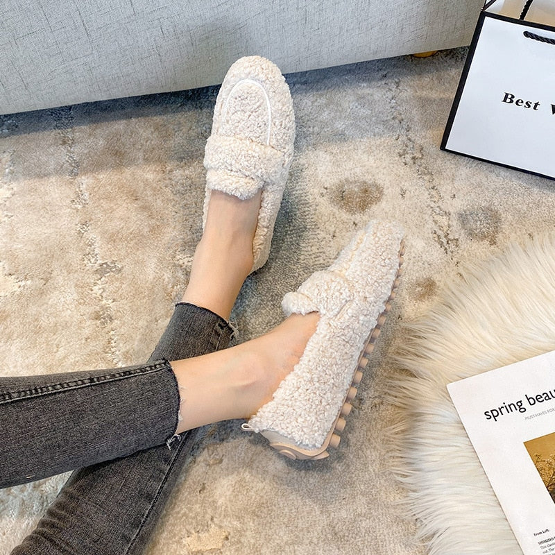 Amara CozyCloud pantoffels dames | Luxe lamswollen pantoffels | Warme ademende huispantoffels