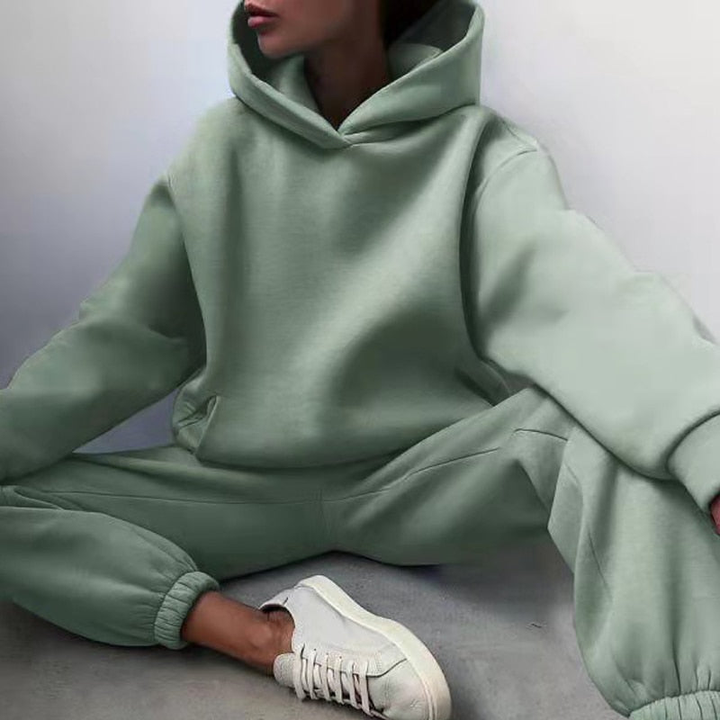 Dames Ultra-Zachte Oversized Lounge Jogging Set – Luxe Comfort & Stijlvolle Pasvorm