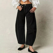 Sheeron Wide Leg Jeans Dames – Comfortabele & Stijlvolle Wijde Spijkerbroek