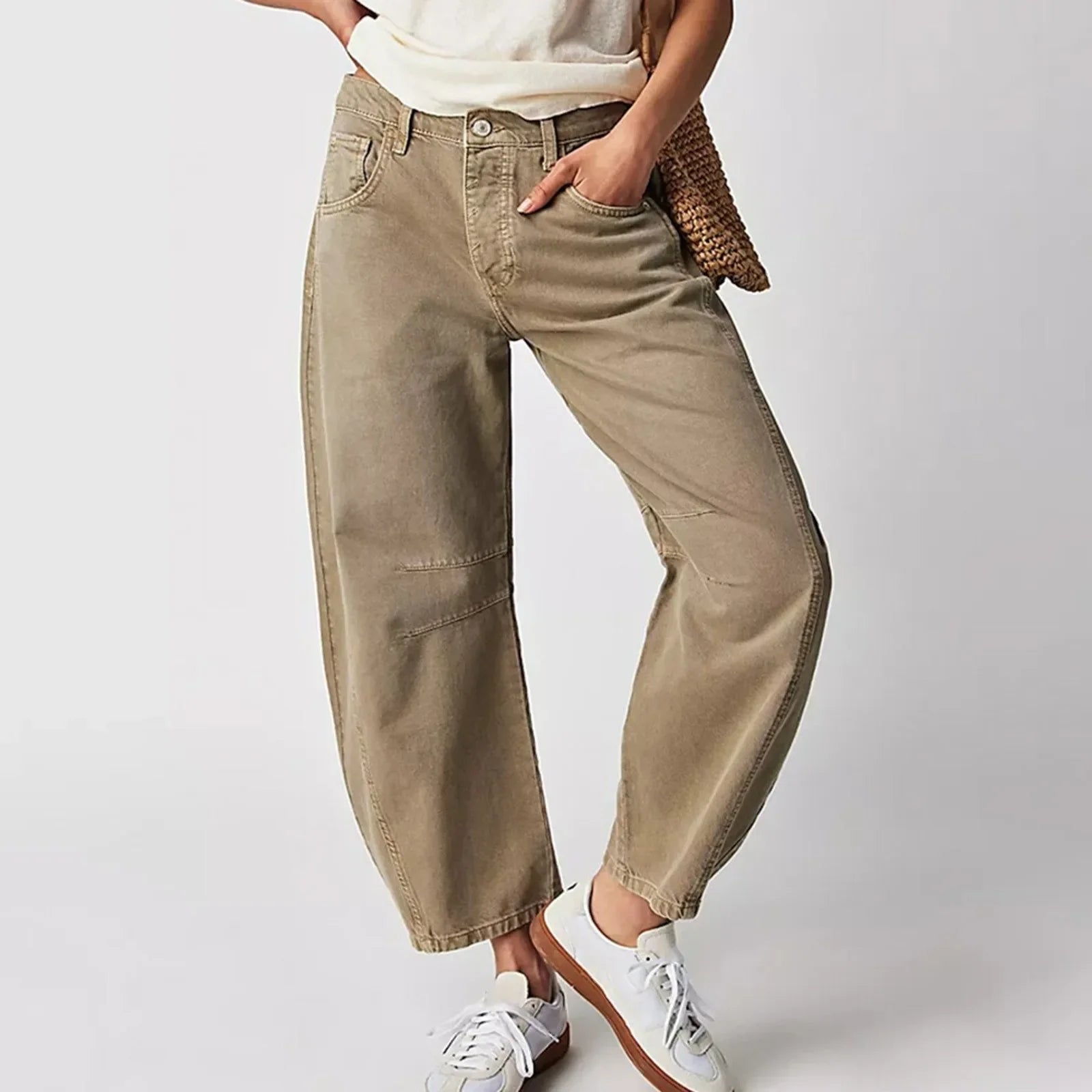 Sheeron Wide Leg Jeans Dames – Comfortabele & Stijlvolle Wijde Spijkerbroek