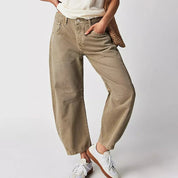 Sheeron Wide Leg Jeans Dames – Comfortabele & Stijlvolle Wijde Spijkerbroek