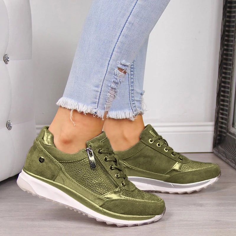 Dita wandelschoenen dames – orthopedische comfortschoenen van suède