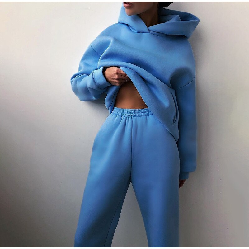 Dames Ultra-Zachte Oversized Lounge Jogging Set – Luxe Comfort & Stijlvolle Pasvorm
