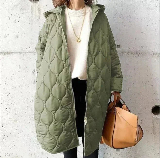 Dames Parka met Capuchon – Modieuze Dames Jas met Print, Duurzaam en Comfortabel