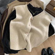 Merinowollen Damesgilet – Solveig | Warm Gebreid Gilet met Tijdloos Design